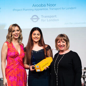 Picture of Arooba Noor%br%(Project Planning Apprentice, Transport for London)